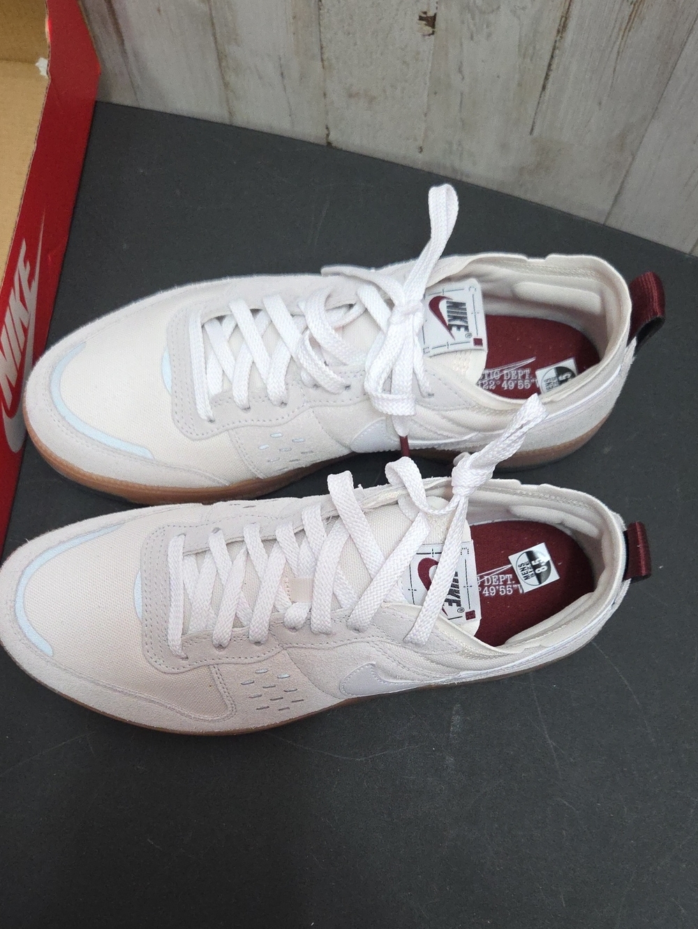 Nike C1TY Men's Grey White Phantom Low Top Sneakers Athletic Shoes M 8.5/W 10 - Picture 3 of 8